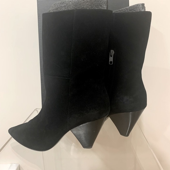 ASH suede mid heel booties  Women's As-Doll Fashion Boot - Picture 5 of 9